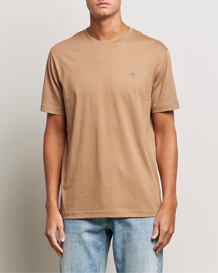 Herr | GANT | GANT | The Original T-shirt Warm Khaki