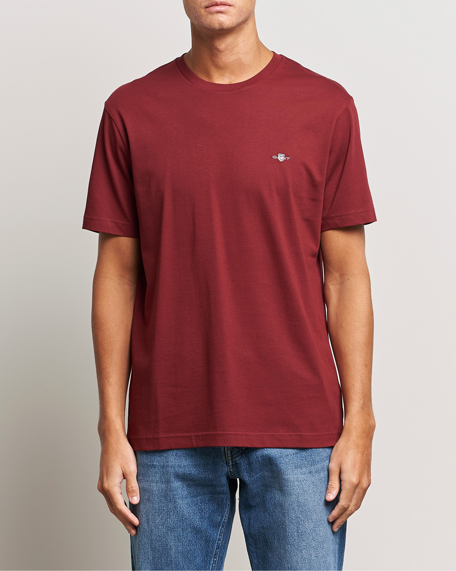 Herr | GANT | GANT | The Original T-shirt Plumped Red