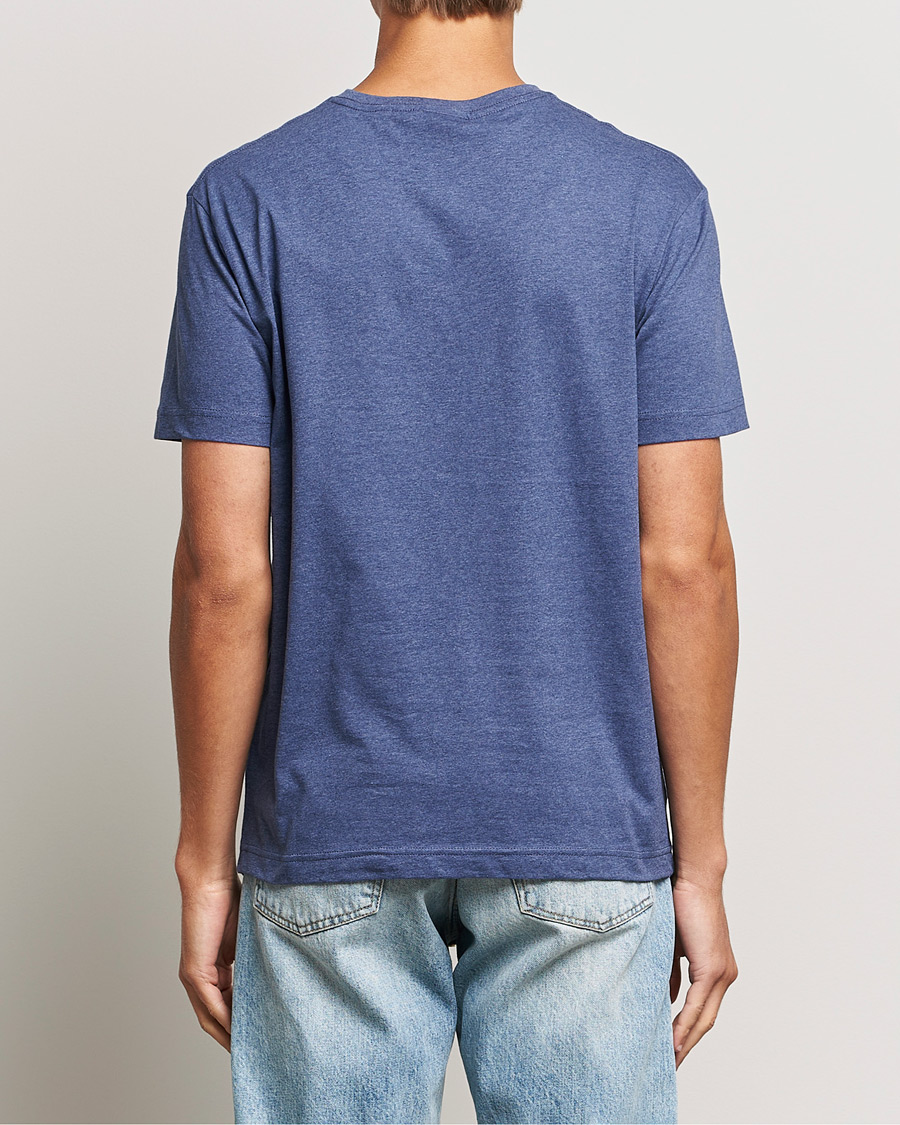 GANT The Original T-shirt Blue Melange | Herr - Care of Carl