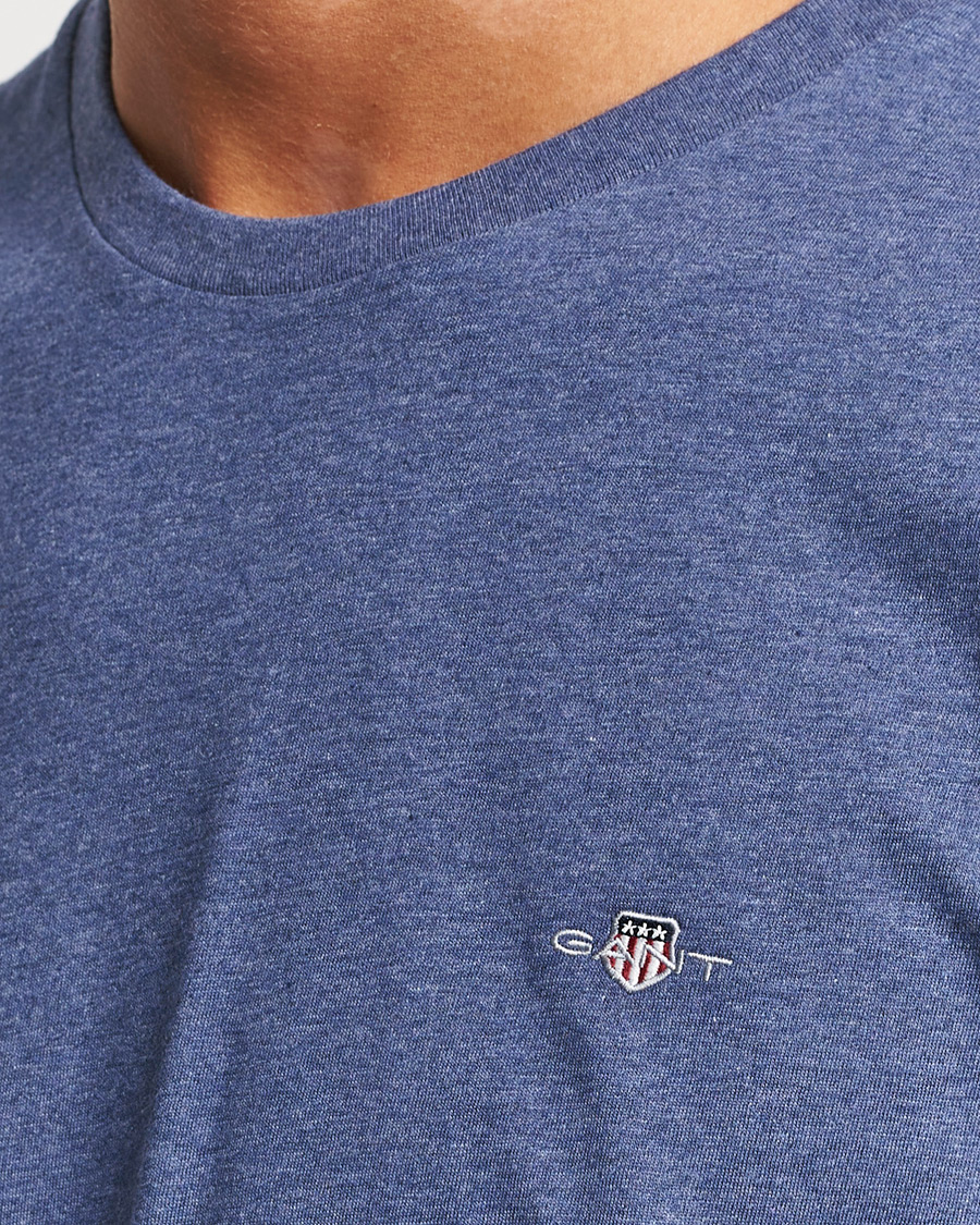 Herr | T-Shirts | GANT | The Original T-Shirt Dark Jeansblue Melange