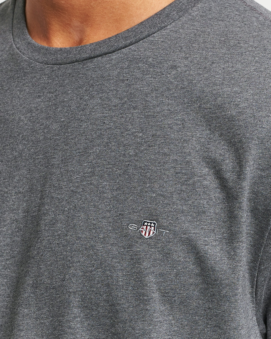 Herr | T-Shirts | GANT | The Original T-shirt Antracite Melange