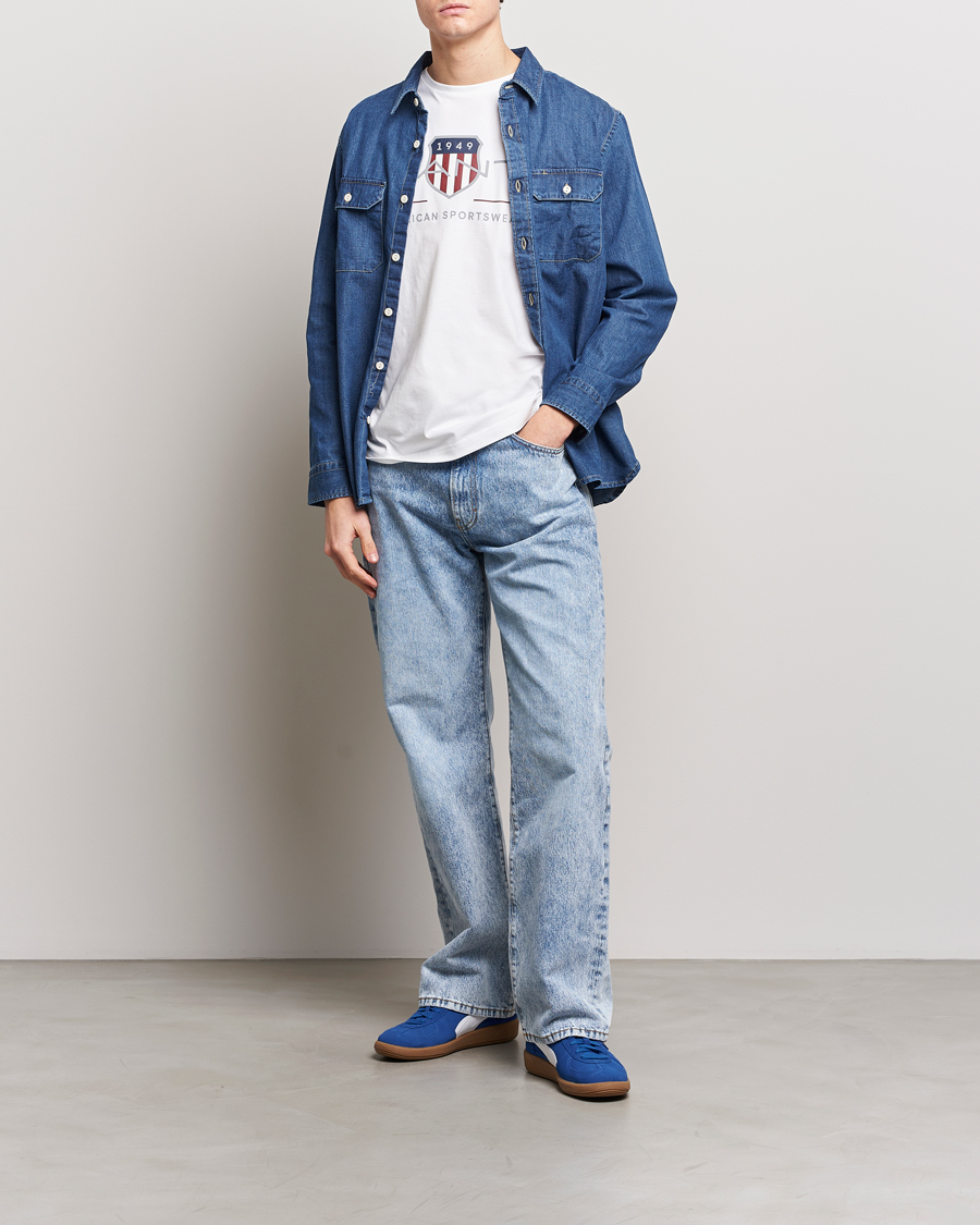 Herr | T-Shirts | GANT | Archive Shield Logo T-Shirt White