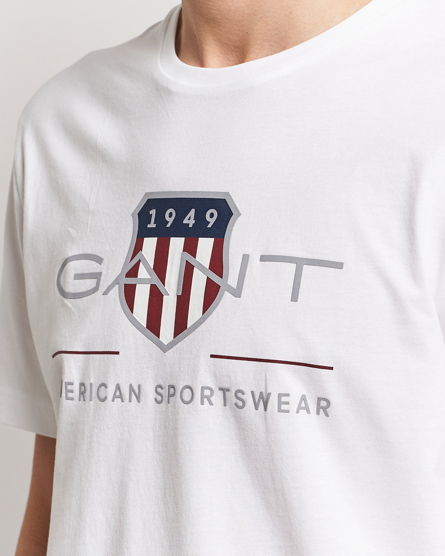 Herr | T-Shirts | GANT | Archive Shield Logo T-Shirt White