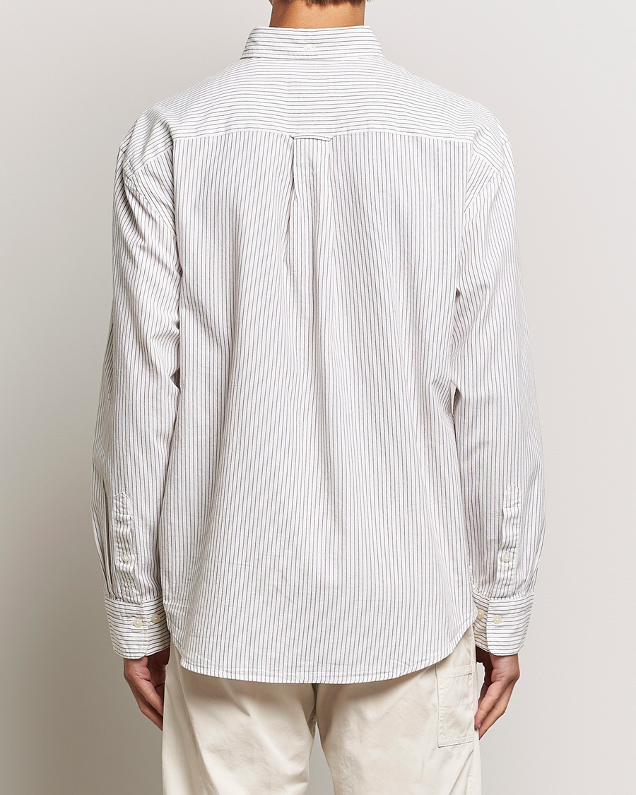 Herr | Skjortor | GANT | Regular Fit Archive Oxford Striped Shirt Eggshell