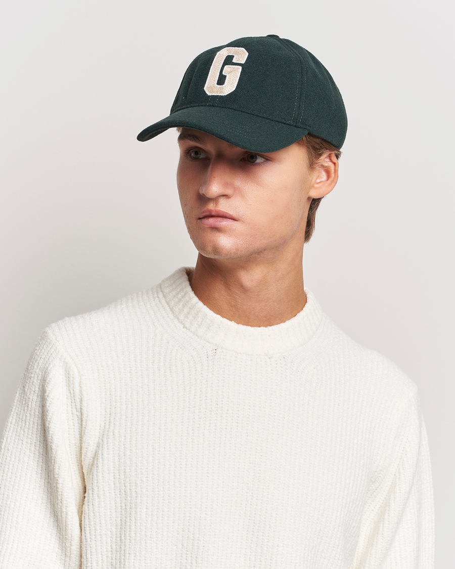 Herr |  | GANT | Badge Wool Cap Tartan Green