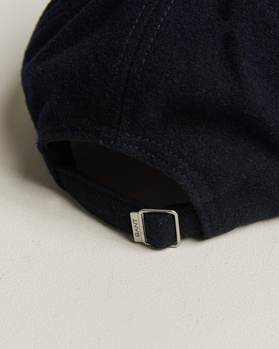 Herr | GANT Badge Wool Cap Evening Blue | GANT | Badge Wool Cap Evening Blue