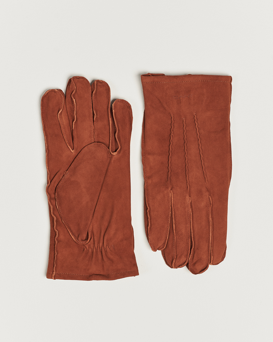 Herr | GANT Classic Suede Gloves Clay Brown | Gant | Classic Suede Gloves Clay Brown