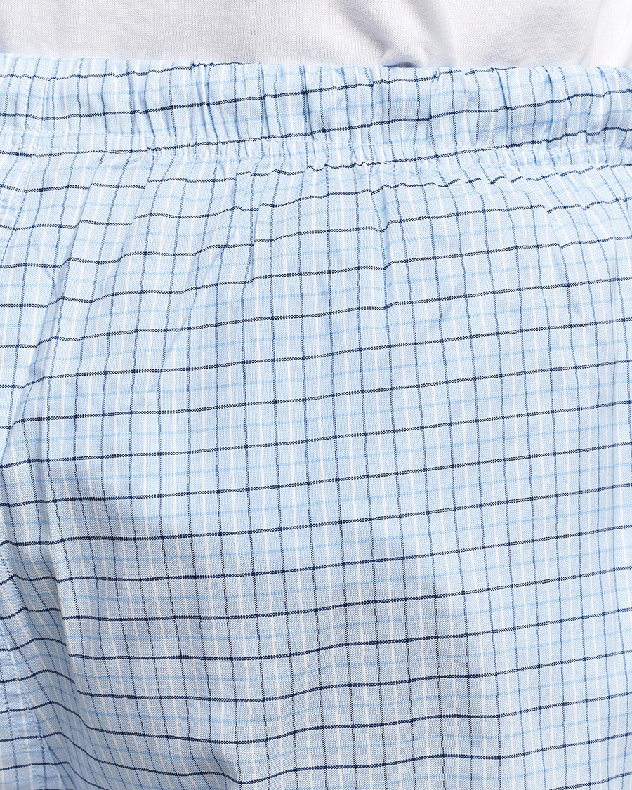 Herr | Pyjamas & Morgonrockar | Gant | Checked Pyjama Set Capri Blue