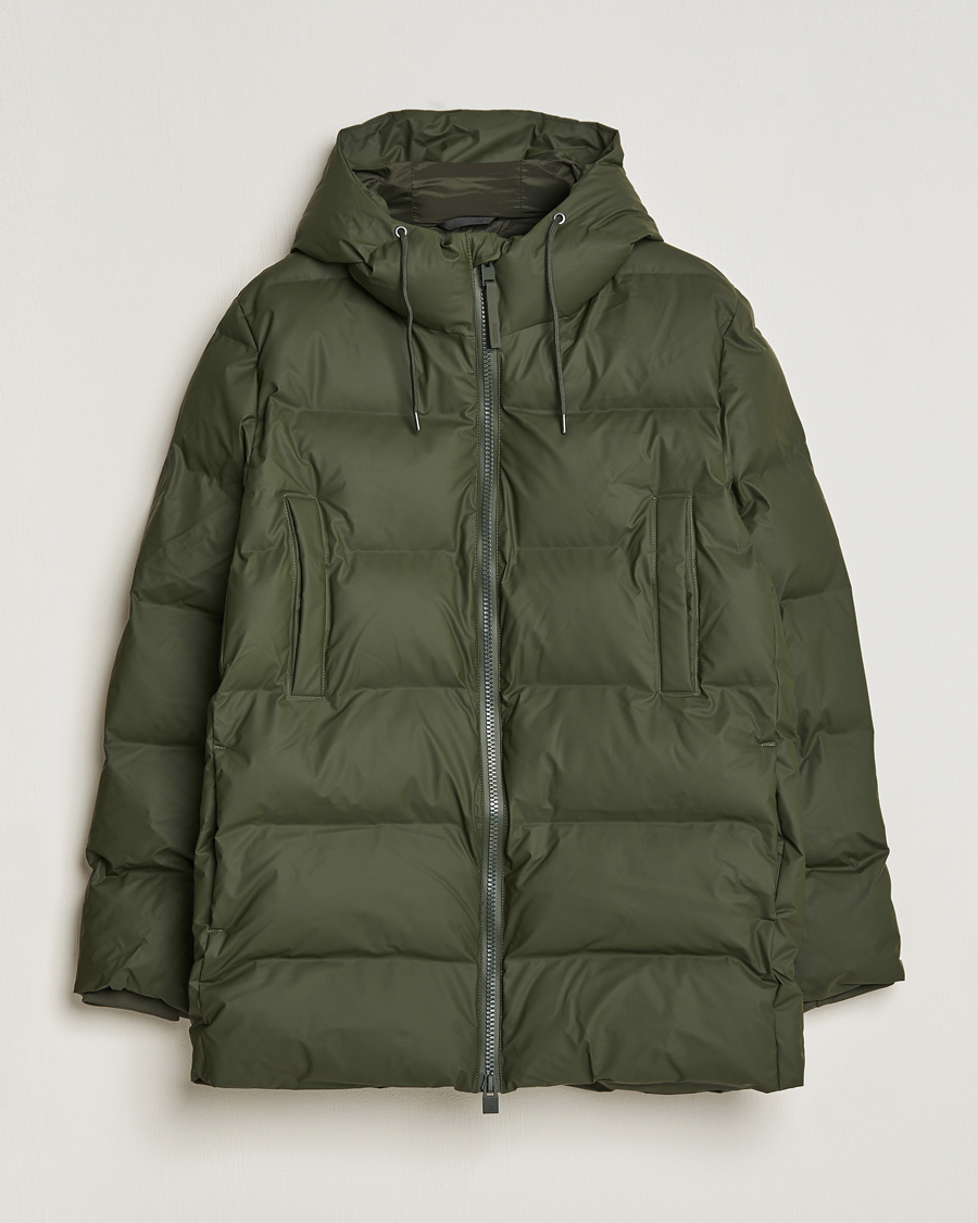 Herr | Jackor | RAINS | Alta Puffer Parka Green