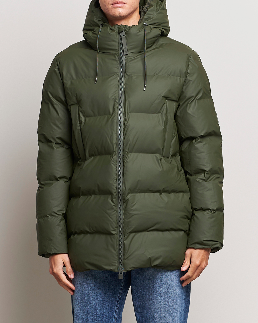 Herr | Jackor | RAINS | Alta Puffer Parka Green