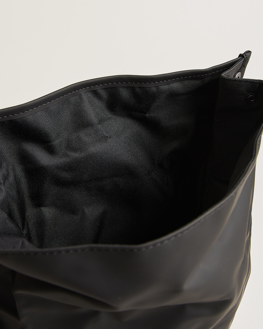 Herr | Väskor | RAINS | Rolltop Rucksack Black