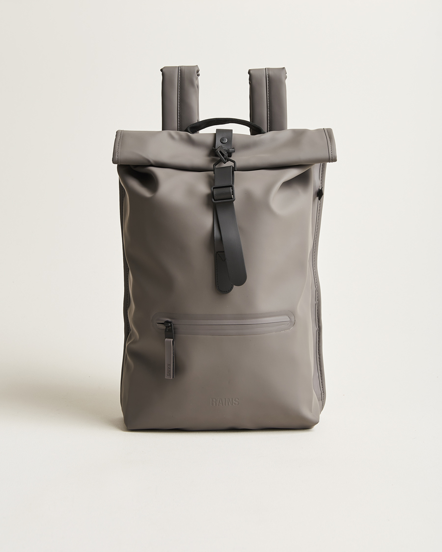 Herr | RAINS Rolltop Rucksack Grey | RAINS | Rolltop Rucksack Grey