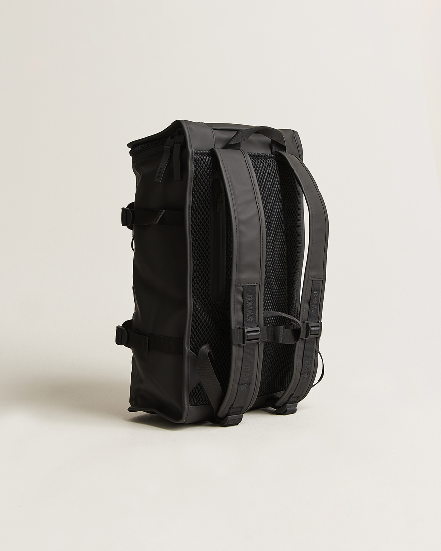 Herr | RAINS Trail Mountaineer Backpack Black | RAINS | Trail Mountaineer Backpack Black
