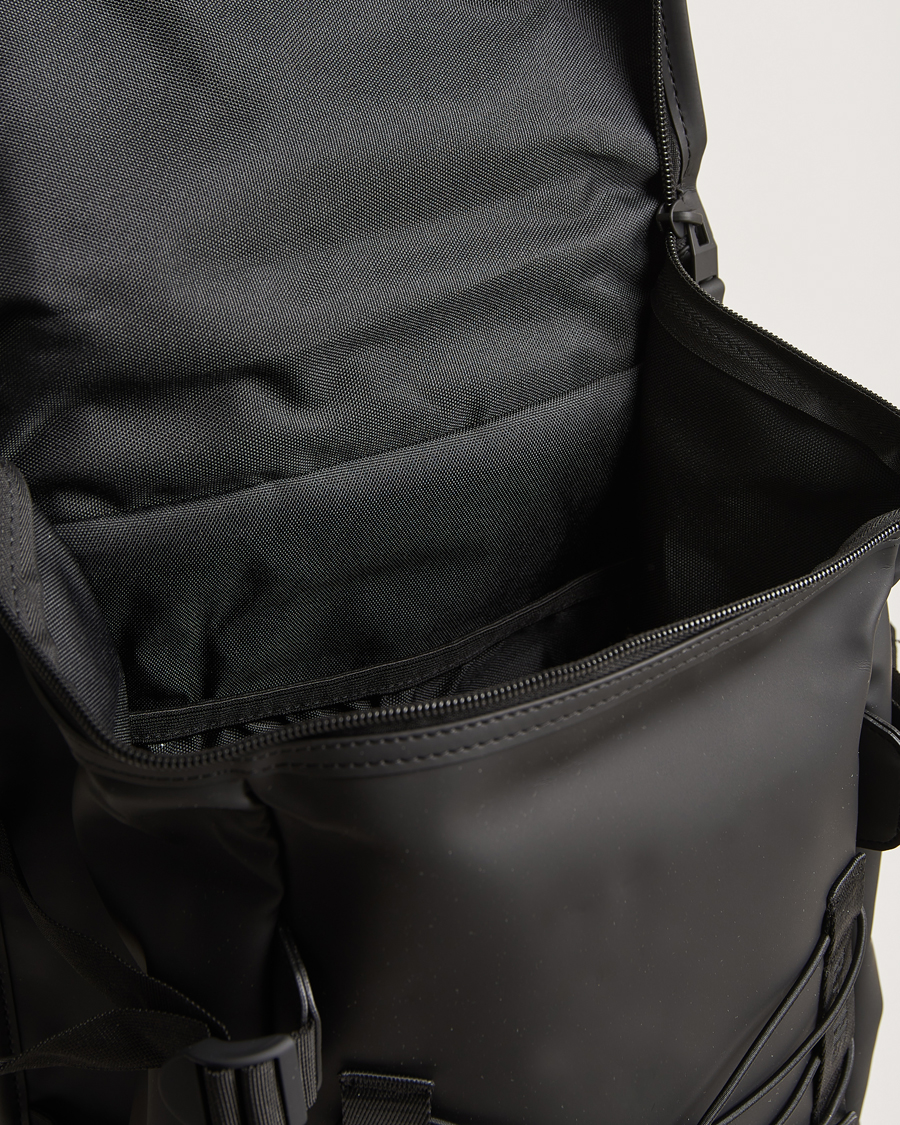 Herr | RAINS Trail Mountaineer Backpack Black | RAINS | Trail Mountaineer Backpack Black