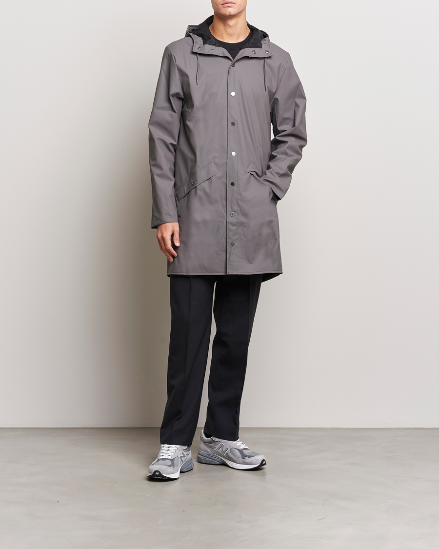Herr | Jackor | RAINS | Long Jacket Grey