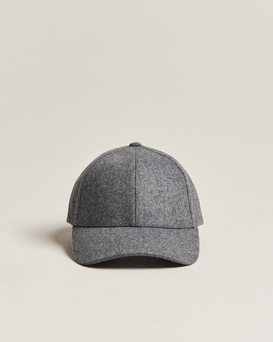 Herr | Varsity Headwear Flannel Baseball Cap Granite Grey | Varsity Headwear | Flannel Baseball Cap Granite Grey