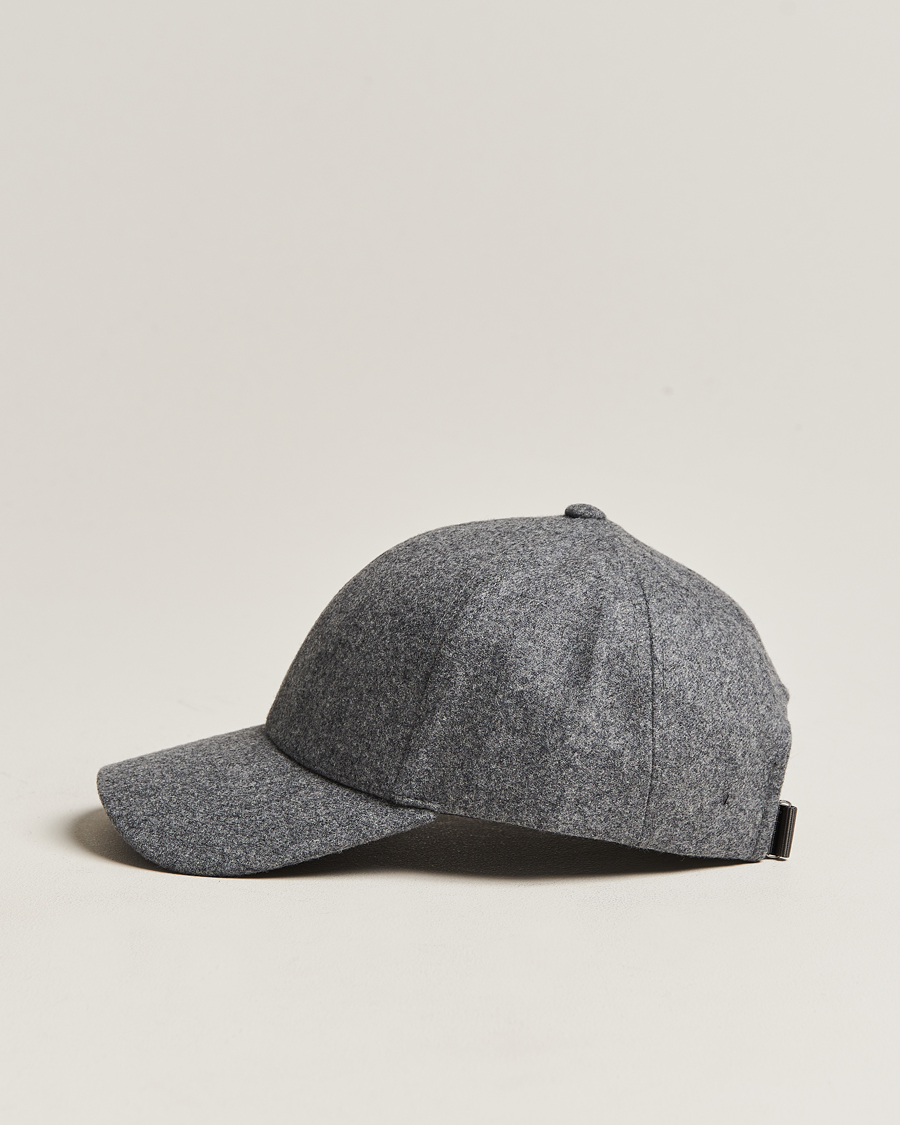 Herr | Varsity Headwear Flannel Baseball Cap Granite Grey | Varsity Headwear | Flannel Baseball Cap Granite Grey