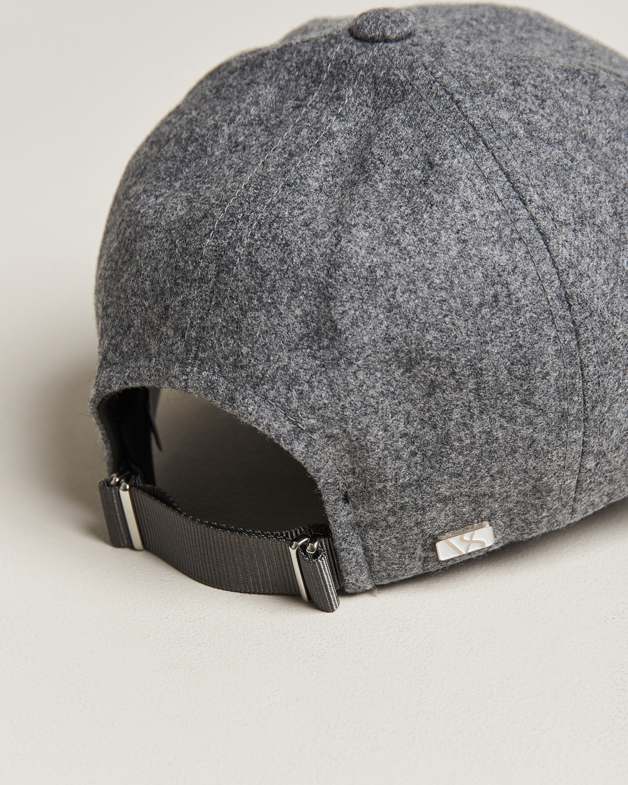 Herr | Varsity Headwear Flannel Baseball Cap Granite Grey | Varsity Headwear | Flannel Baseball Cap Granite Grey