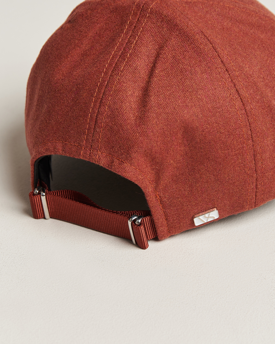 Herr | Varsity Headwear Flannel Baseball Cap Coppo Orange | Varsity Headwear | Flannel Baseball Cap Coppo Orange