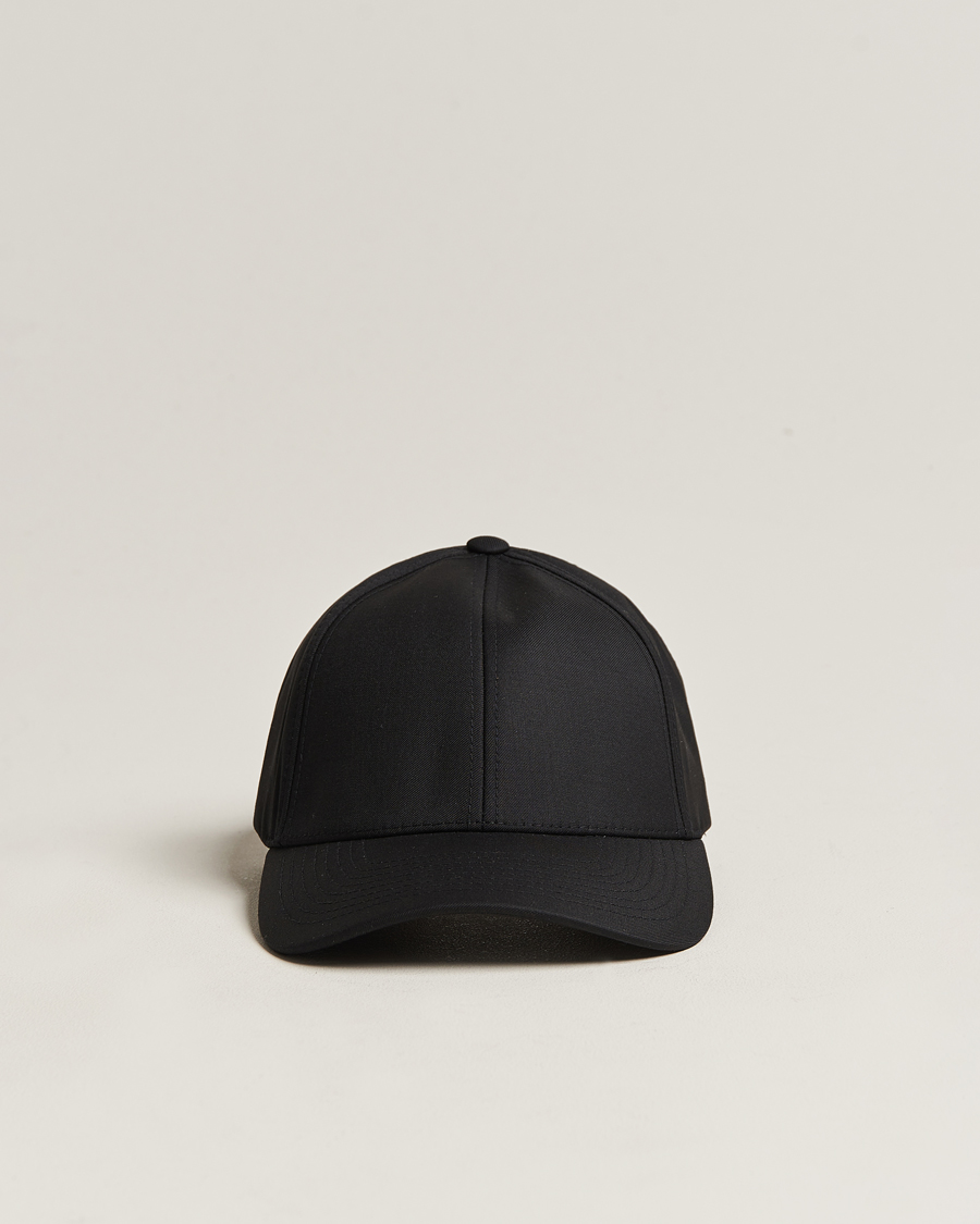 Herr | Varsity Headwear Wool Tech Baseball Cap Black | Varsity Headwear | Wool Tech Baseball Cap Black