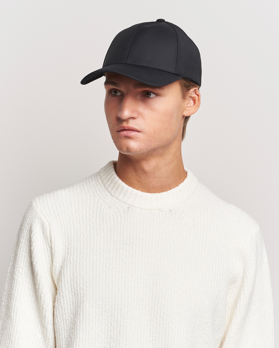 Herr | Varsity Headwear Wool Tech Baseball Cap Black | Varsity Headwear | Wool Tech Baseball Cap Black