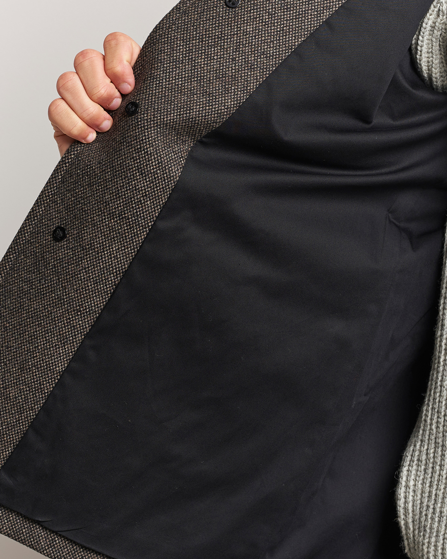 Herr | Jackor | Gloverall | Wool Worker Shirt Jacket Black/White
