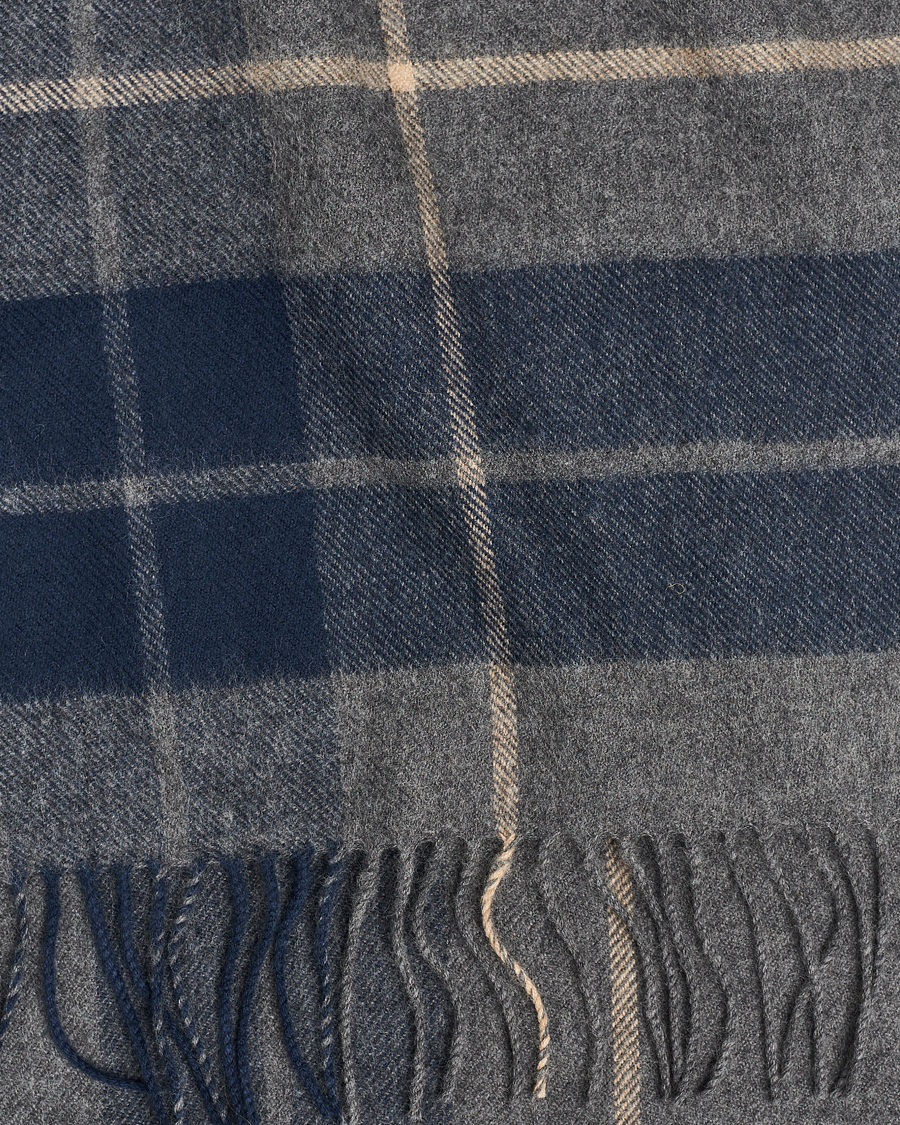 Herr |  | Gloverall | Lambswool Scarf Grey Check