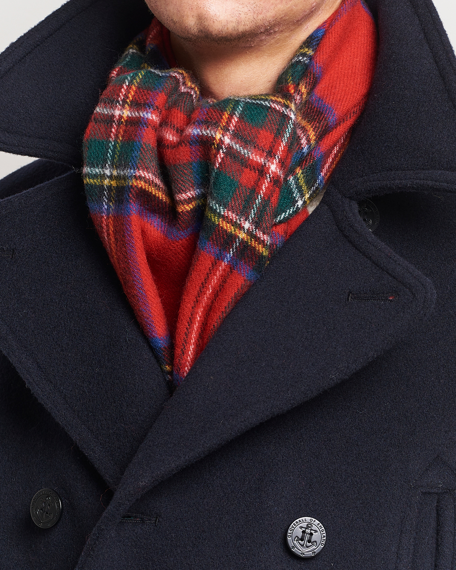 Herr | Accessoarer | Gloverall | Lambswool Scarf Royal Stewart