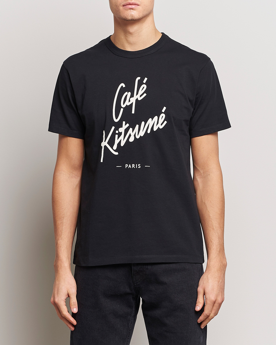 Herr |  | Café Kitsuné | Crew T-Shirt Black