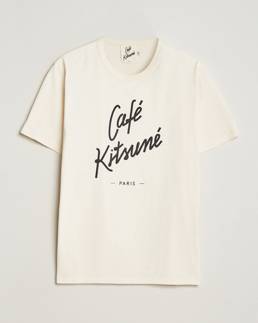 Herr | T-Shirts | Café Kitsuné | Crew T-Shirt Latte