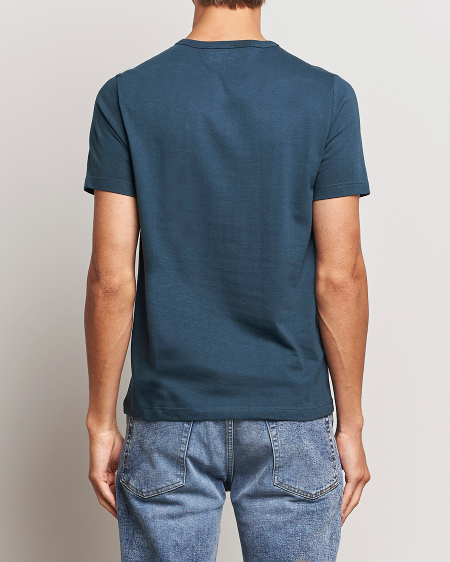 Herr | T-Shirts | Merz b. Schwanen | 1950s Classic Loopwheeled T-Shirt Mineral Blue