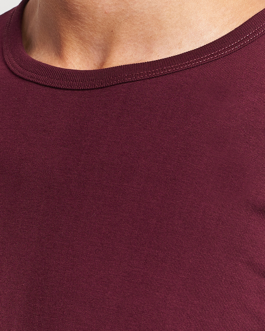 Herr | T-Shirts | Merz b. Schwanen | 1950s Classic Loopwheeled Longsleeve T-Shirt Ruby Red