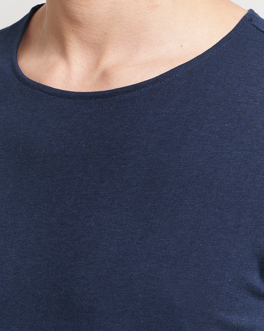 Herr | T-Shirts | Merz b. Schwanen | 1920s Loopwheeled T-shirt Ink Blue