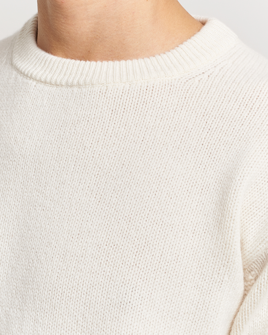 Herr | Tröjor | Merz b. Schwanen | Merino/Cashmere Pullover Nature