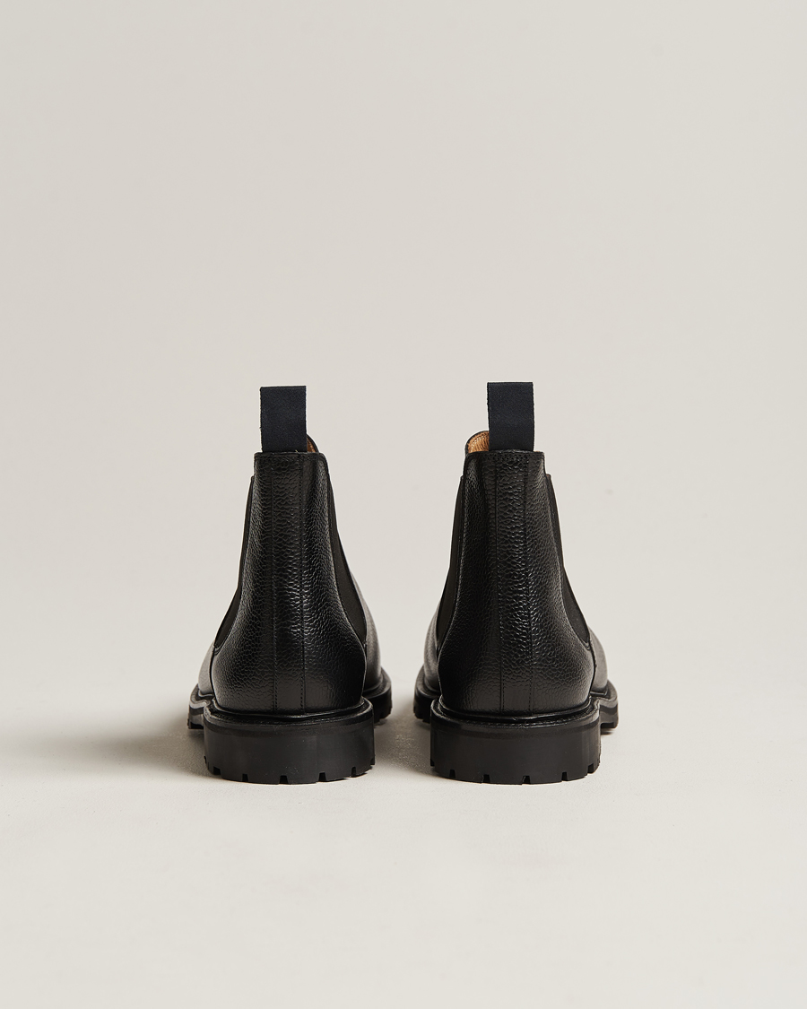 Herr | Kängor | Crockett & Jones | Chelsea 11 Black Calf Grained