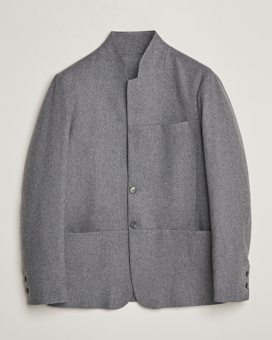 Herr | Kavajer | SEASE | Ellen Wool/Cashmere Blazer Light Grey