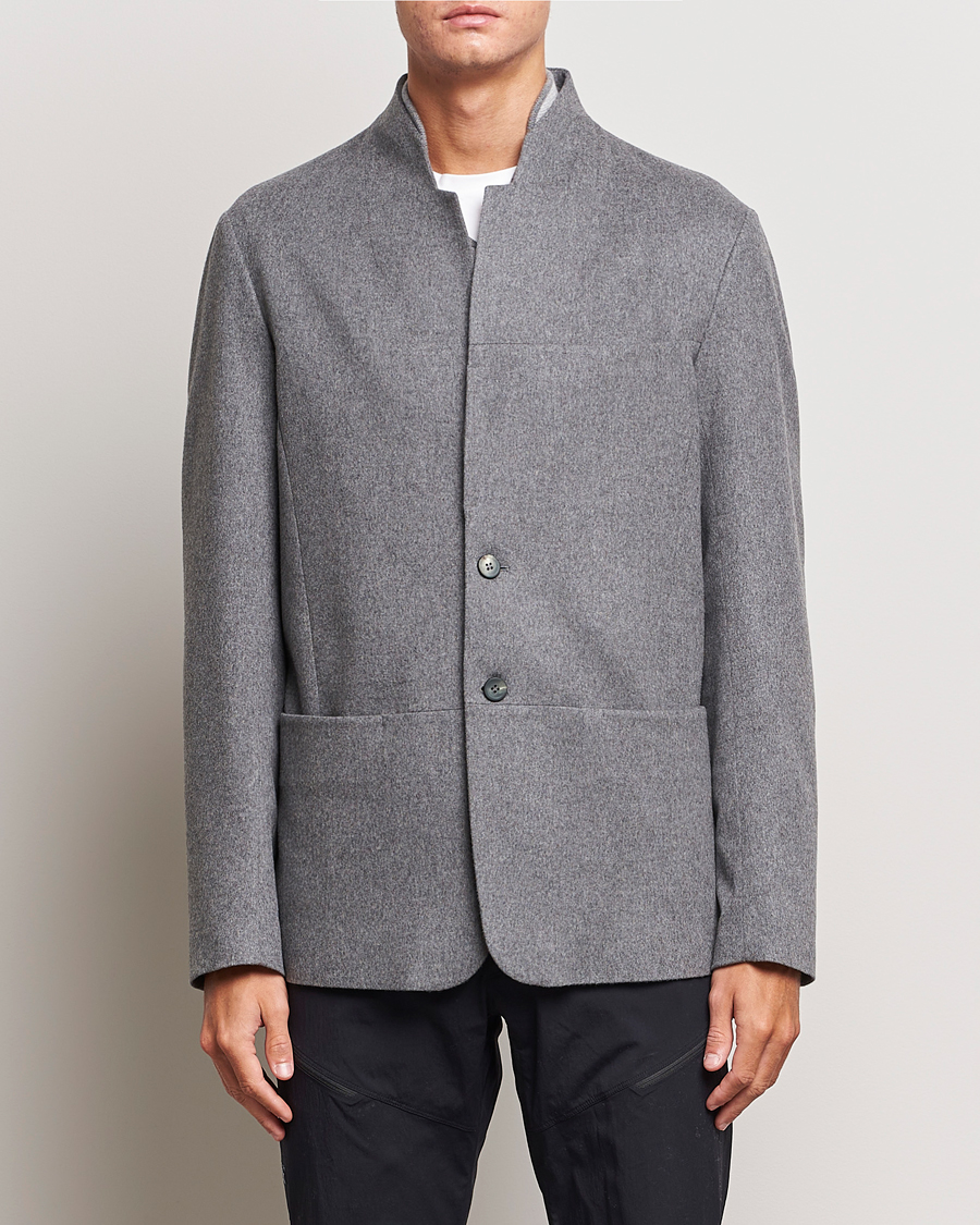 Herr | Kavajer | SEASE | Ellen Wool/Cashmere Blazer Light Grey
