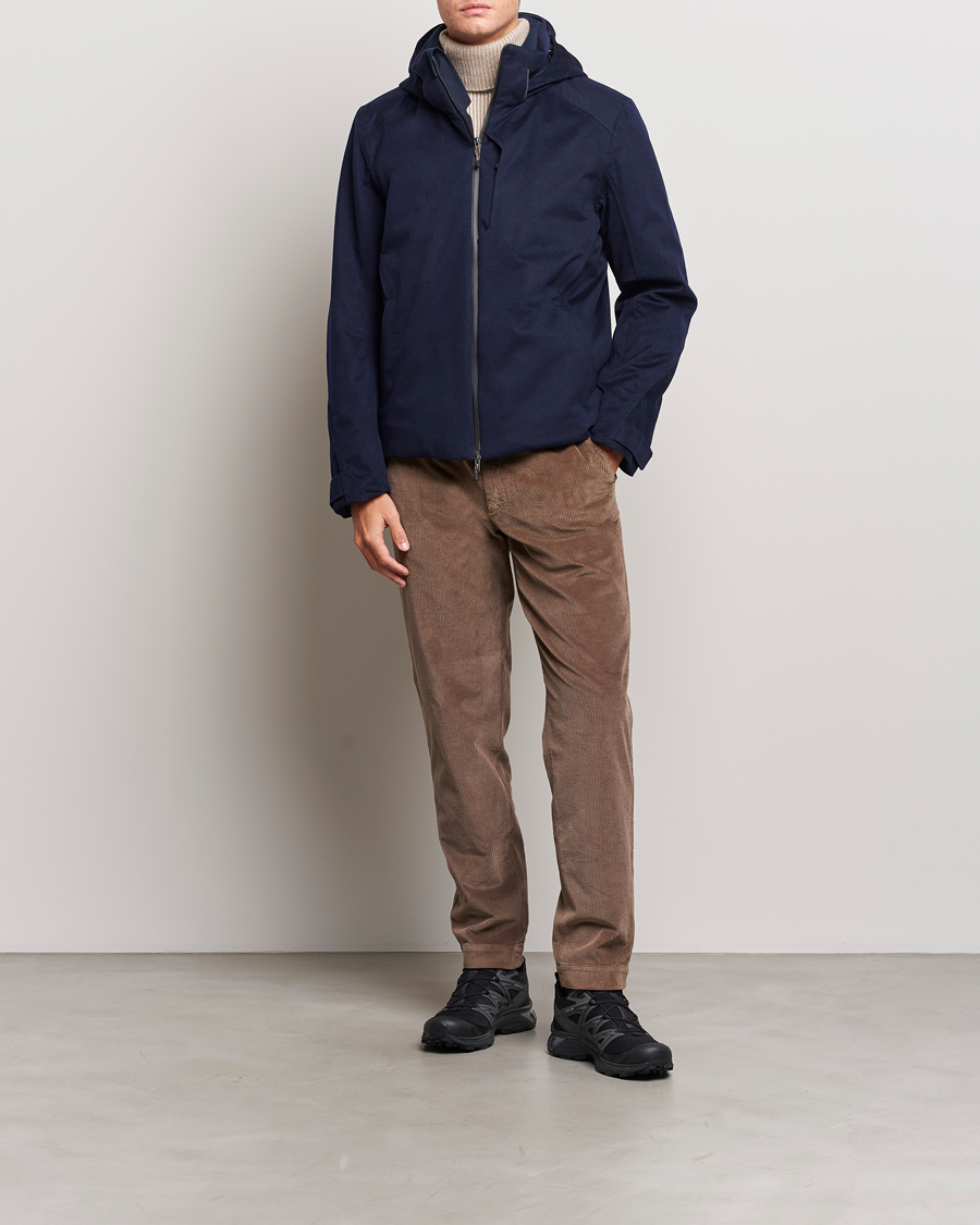 Herr | Jackor | SEASE | Balma Cashmere Down Jacket Navy