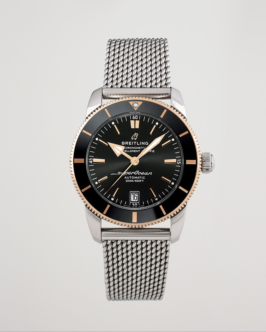 Herr | Breitling Pre-Owned Superocean Heritage 42 UB2010 Steel Black | Breitling Pre-Owned | Superocean Heritage 42 UB2010 Steel Black