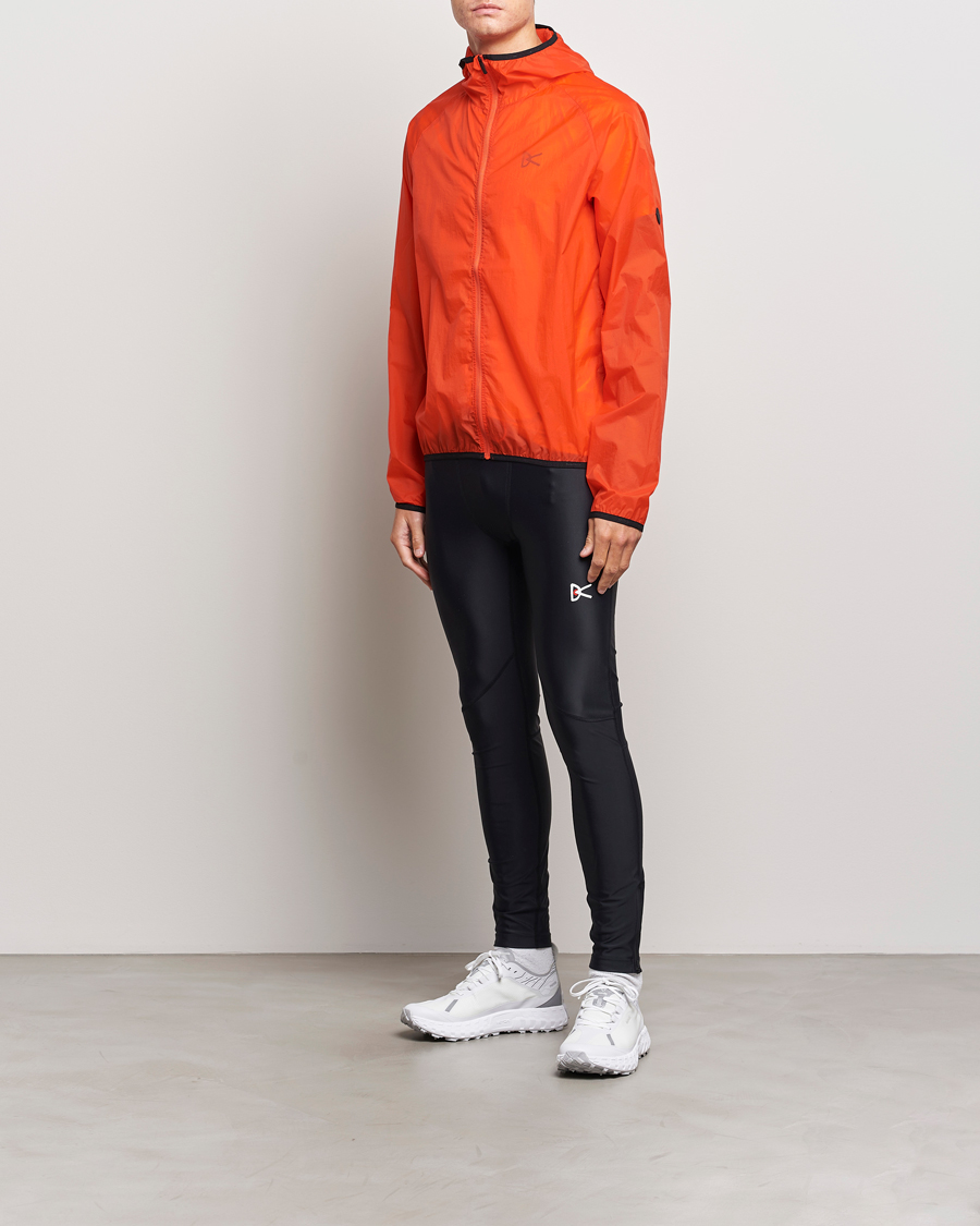 Herr | Jackor | District Vision | Ultralight Packable DWR Wind Jacket Tangerine