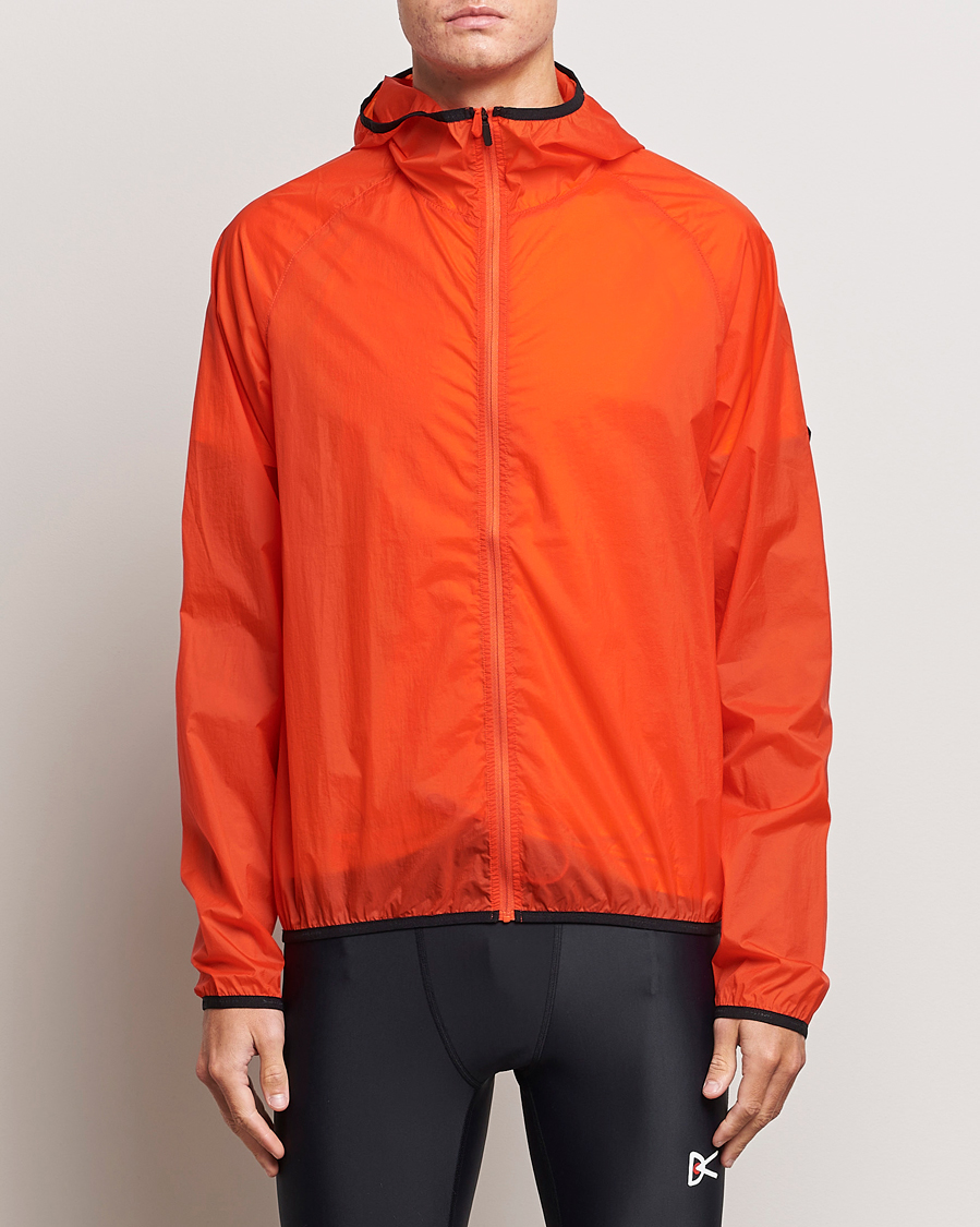 Herr | Jackor | District Vision | Ultralight Packable DWR Wind Jacket Tangerine