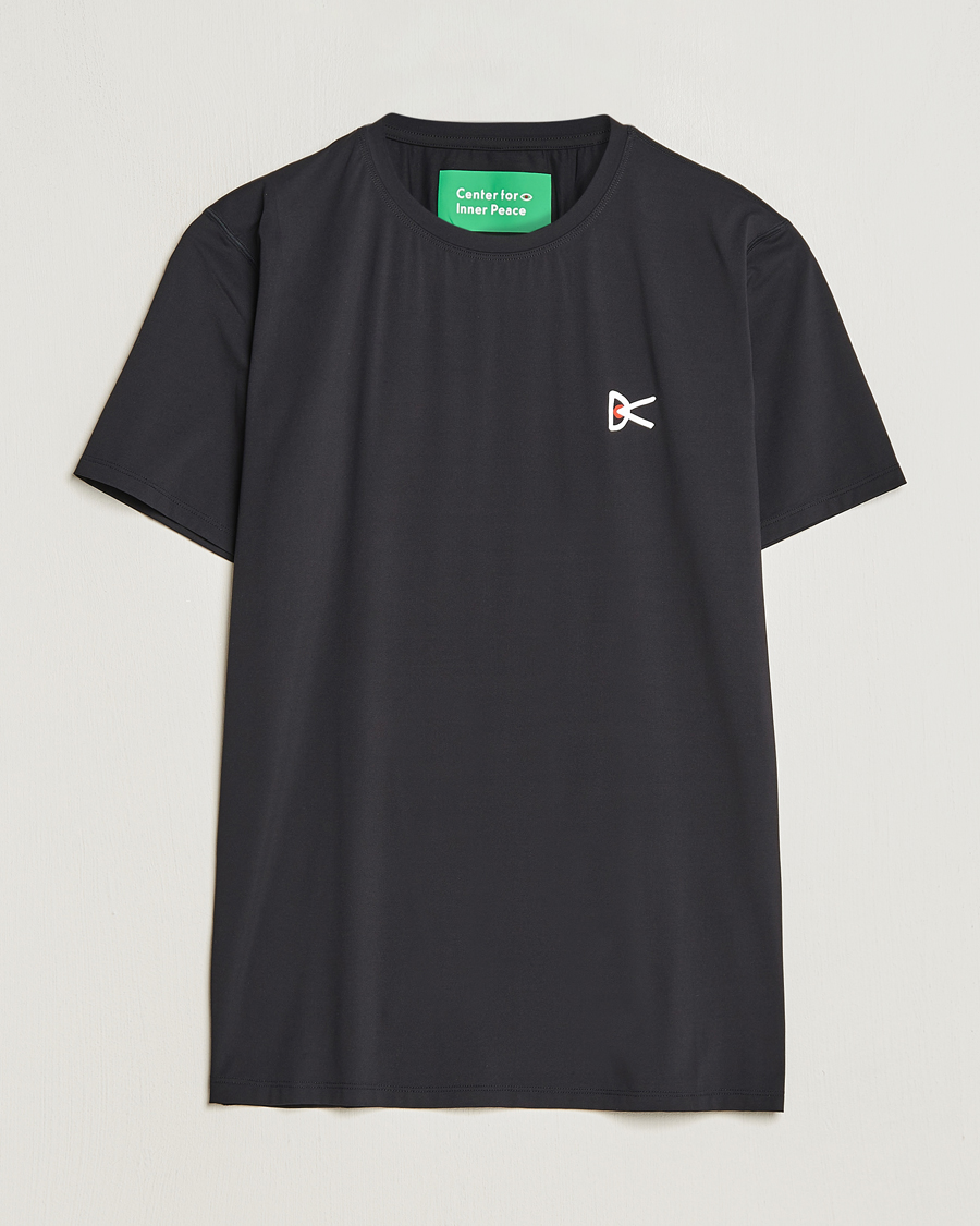 Herr | T-Shirts | District Vision | Ultralight Aloe Short Sleeve Black