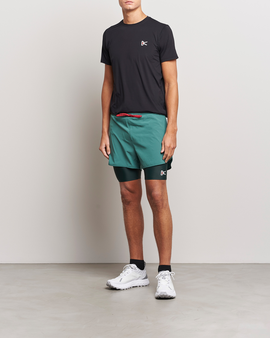 Herr | T-Shirts | District Vision | Ultralight Aloe Short Sleeve Black