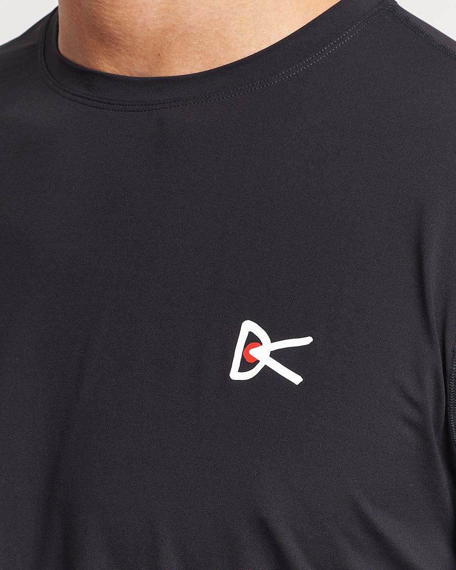 Herr | T-Shirts | District Vision | Ultralight Aloe Short Sleeve Black