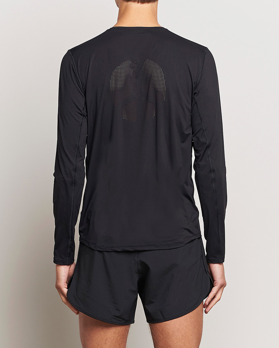 Herr | T-Shirts | District Vision | Ultralight Aloe Long Sleeve Black