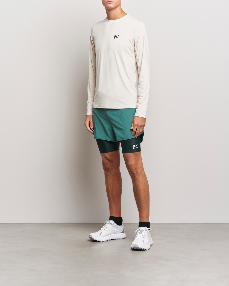 Herr | T-Shirts | District Vision | Ultralight Aloe Long Sleeve Mushroom
