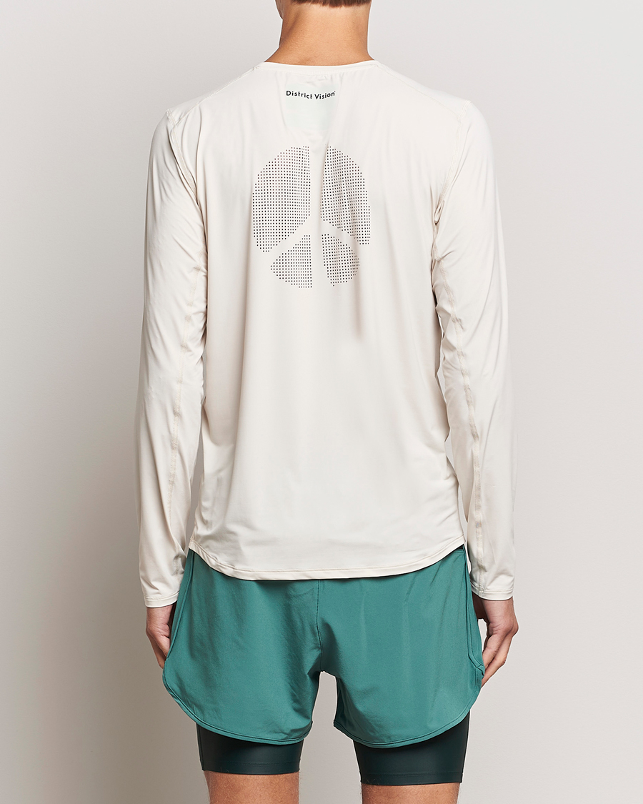 Herr | T-Shirts | District Vision | Ultralight Aloe Long Sleeve Mushroom