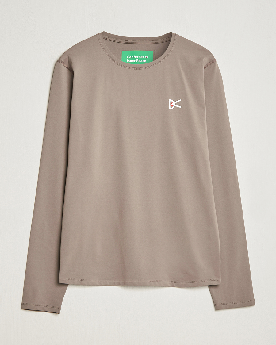 Herr | T-Shirts | District Vision | Lightweight Long Sleeve T-Shirt Silt
