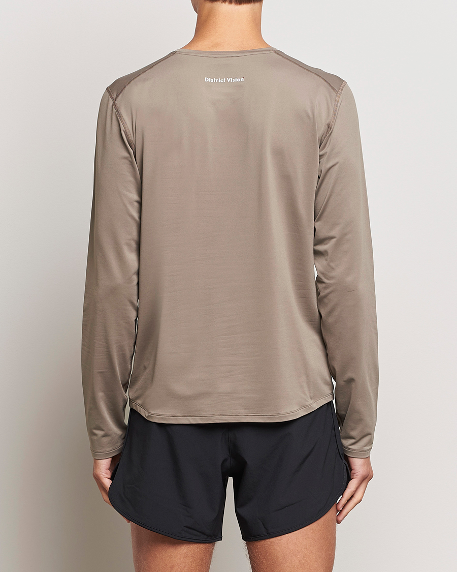 Herr | T-Shirts | District Vision | Lightweight Long Sleeve T-Shirt Silt