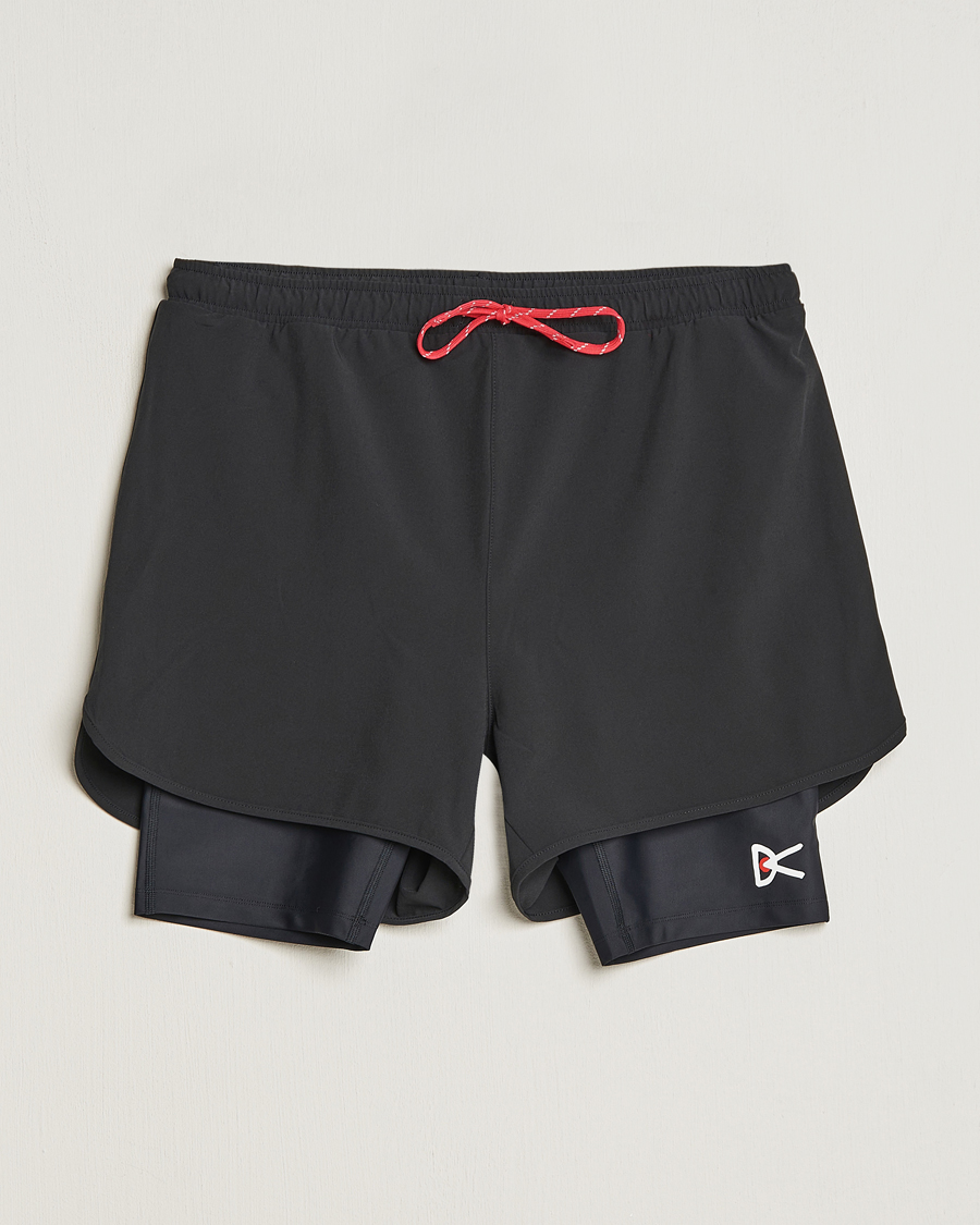 Herr | Shorts | District Vision | Layered Pocketed Trail Shorts Black